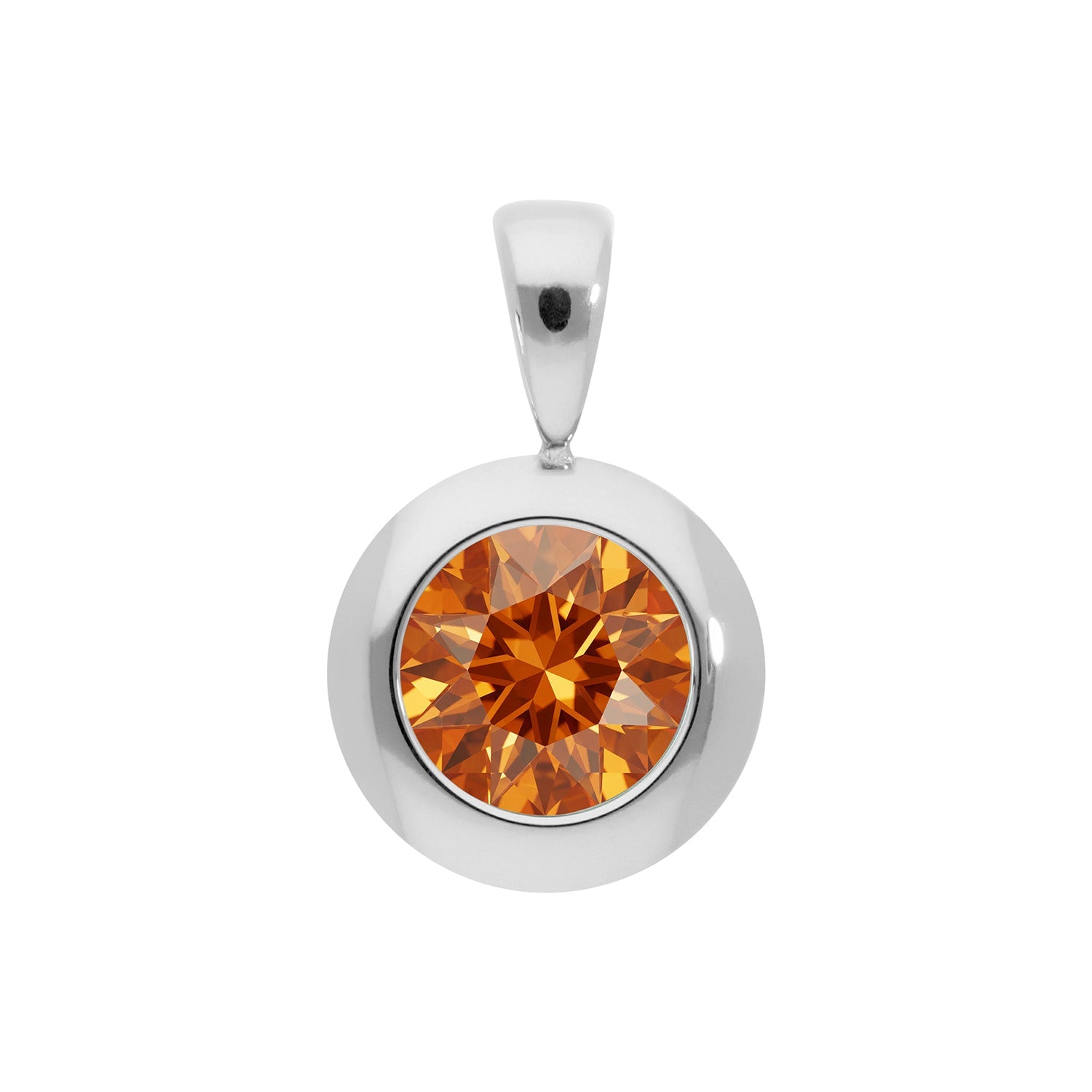 Tondo Pendant 0.51" - Silver