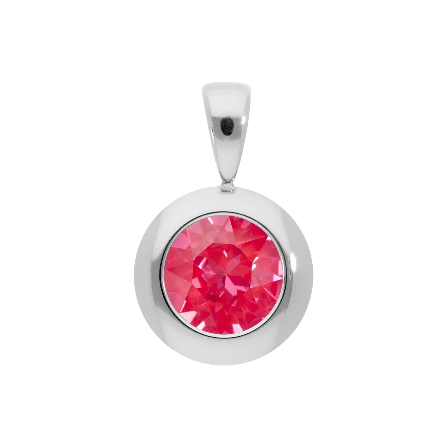 Tondo Pendant 0.51" - Silver