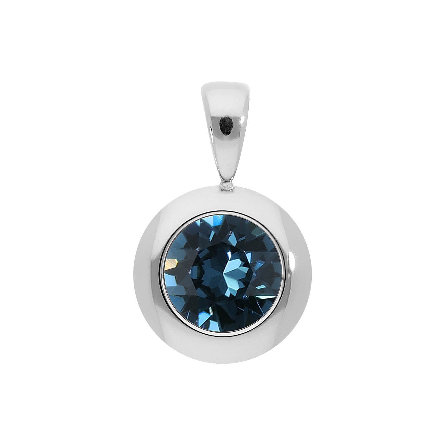 Tondo Pendant 0.51" - Silver montana