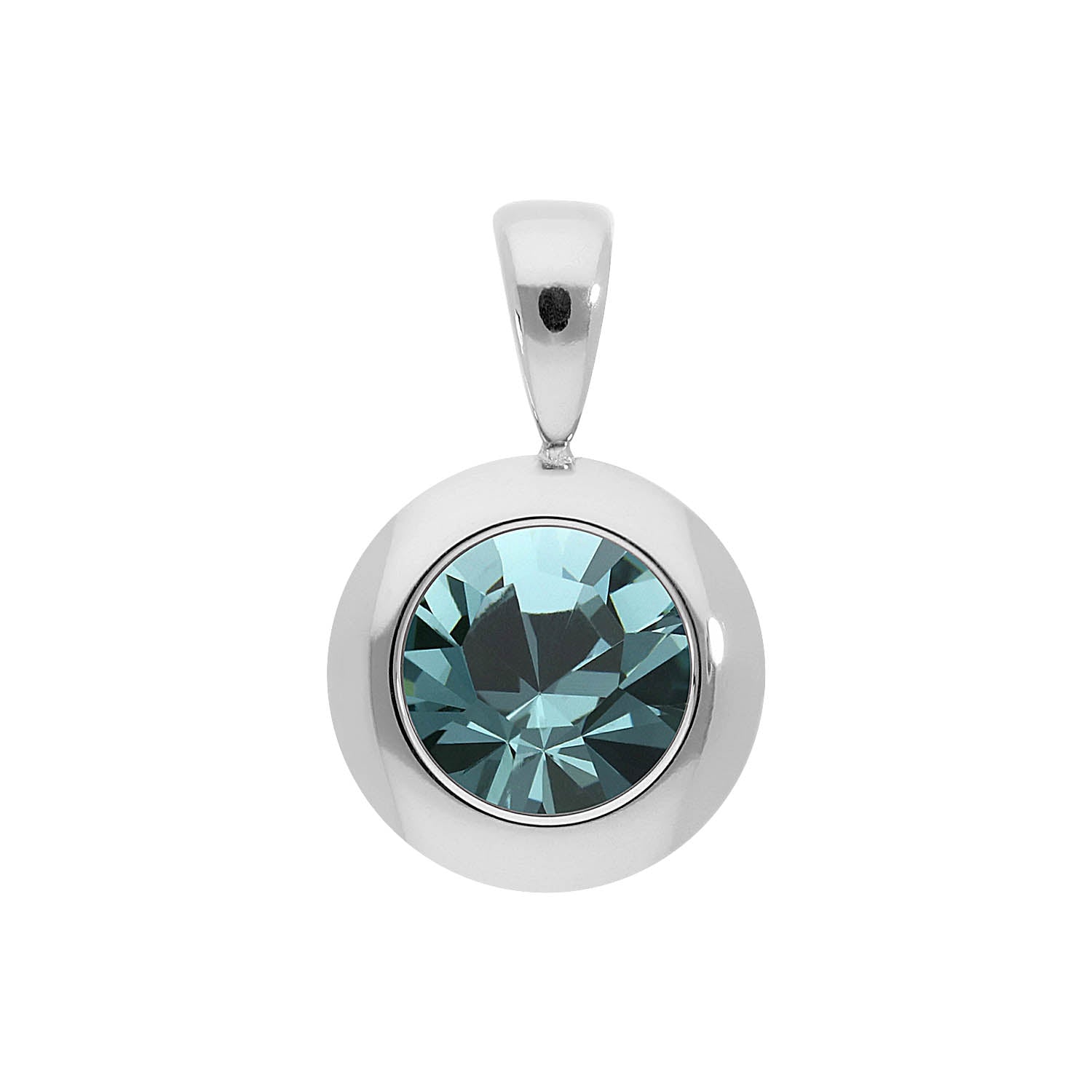Tondo Pendant 0.51" - Silver