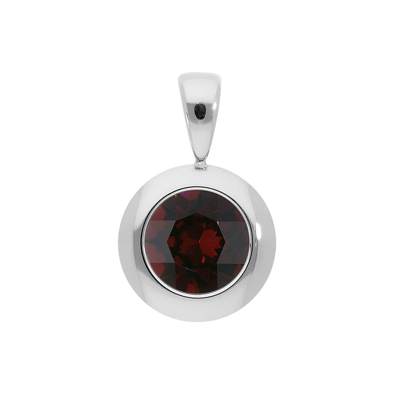 Tondo Pendant 0.51" - Silver