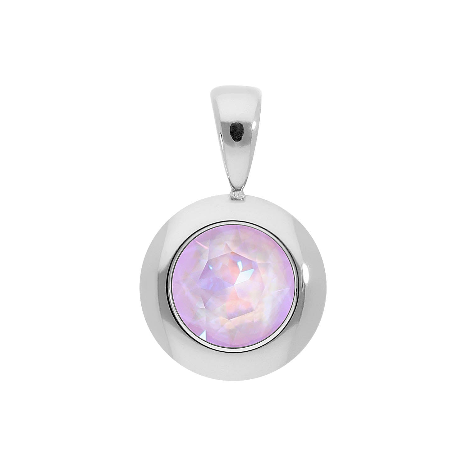 Tondo Pendant 0.51" - Silver