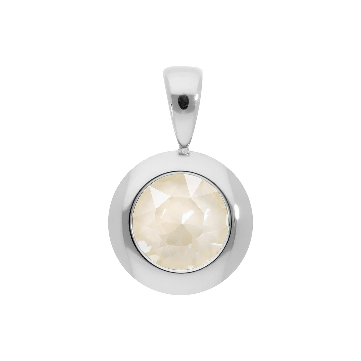 Tondo Pendant 0.51" - Silver