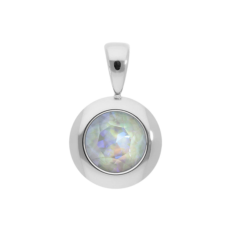 Tondo Pendant 0.51" - Silver