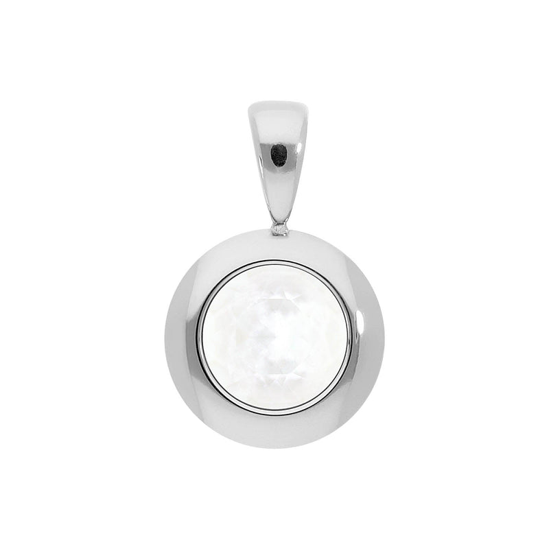 Tondo Pendant 0.51" - Silver