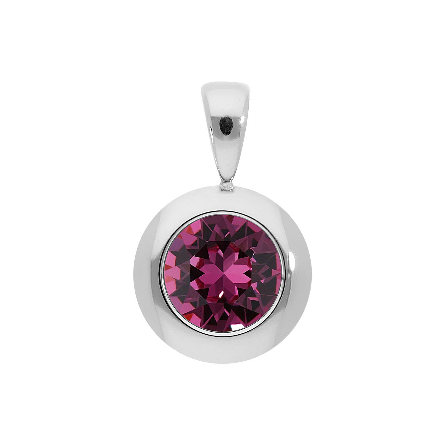 Tondo Pendant 0.51" - Silver