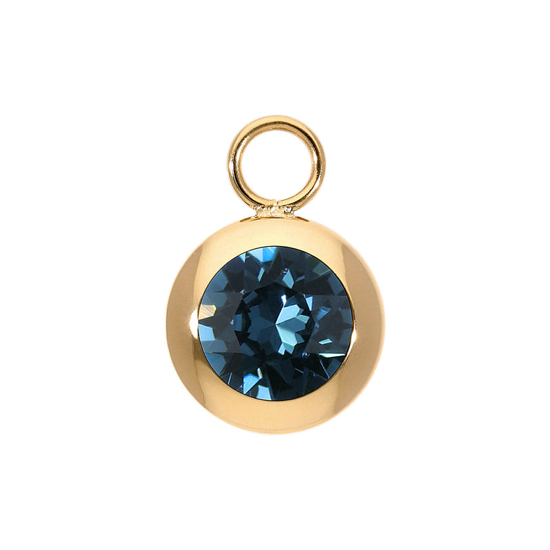 Tondo Charm 0.51" - Gold montana