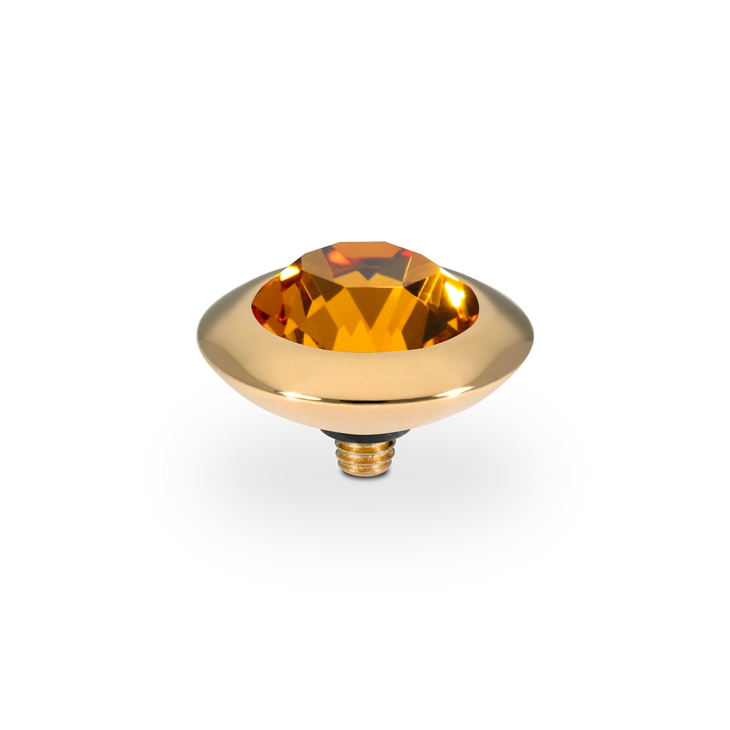 Tondo Top 0.51" - Gold Topaz