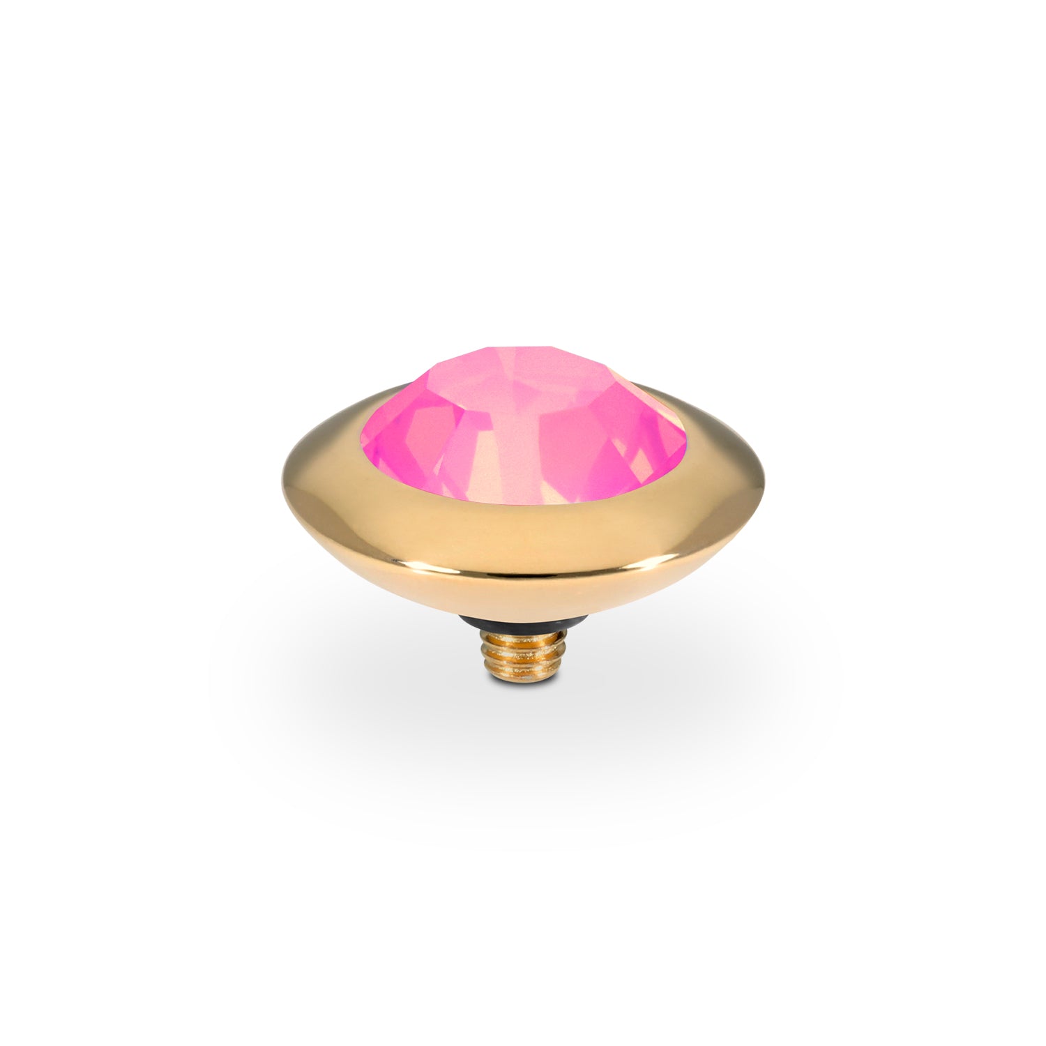 Tondo Top 0.51" - Gold Crystal Dahlia Ignite