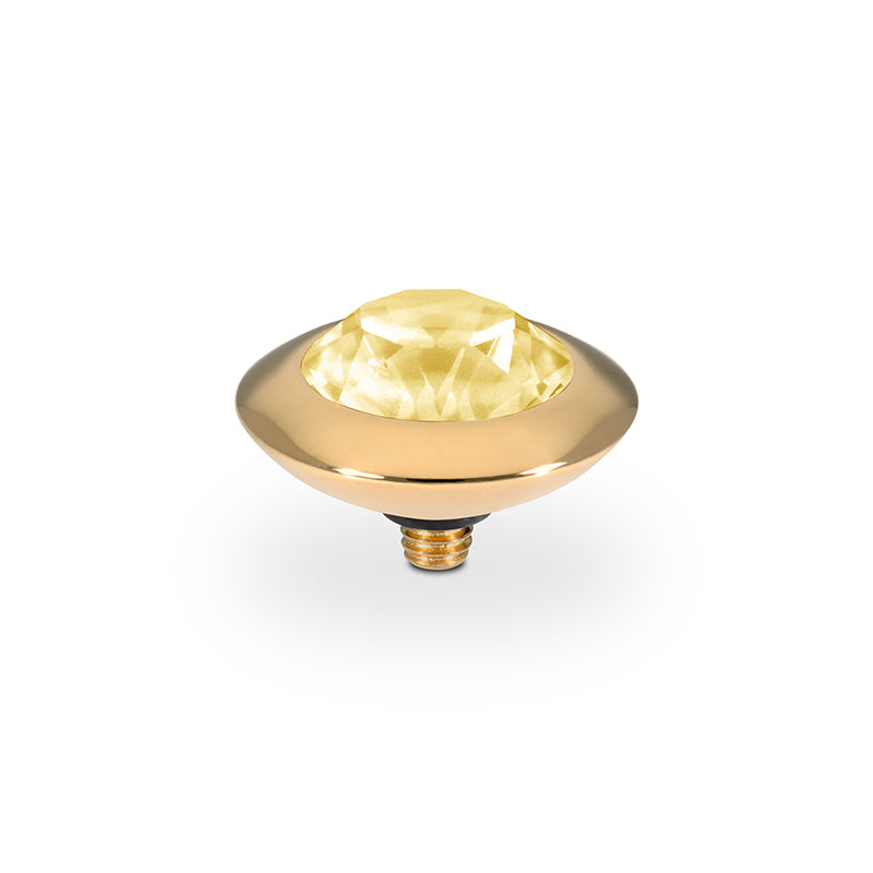 Tondo Top 0.51" - Gold Recreated Dark Jonquil