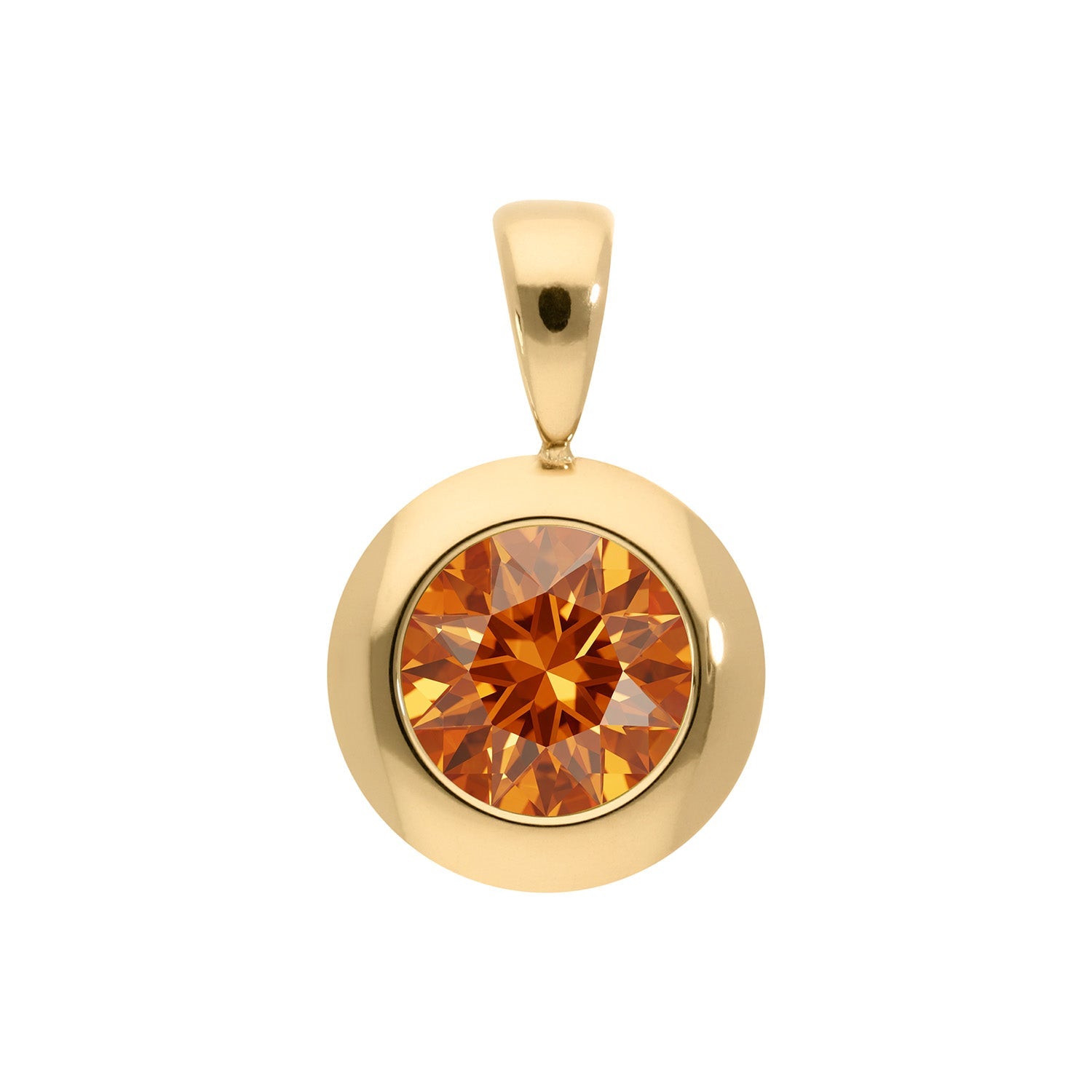 Tondo Pendant 0.51" - Gold