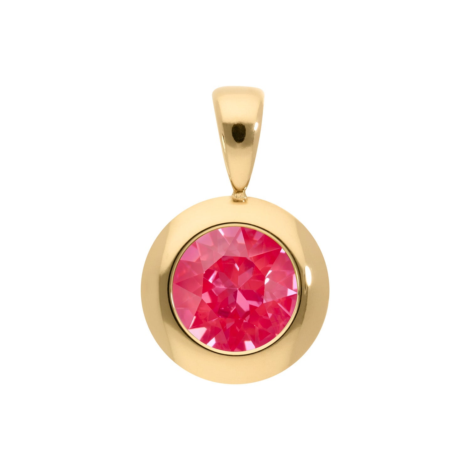 Tondo Pendant 0.51" - Gold