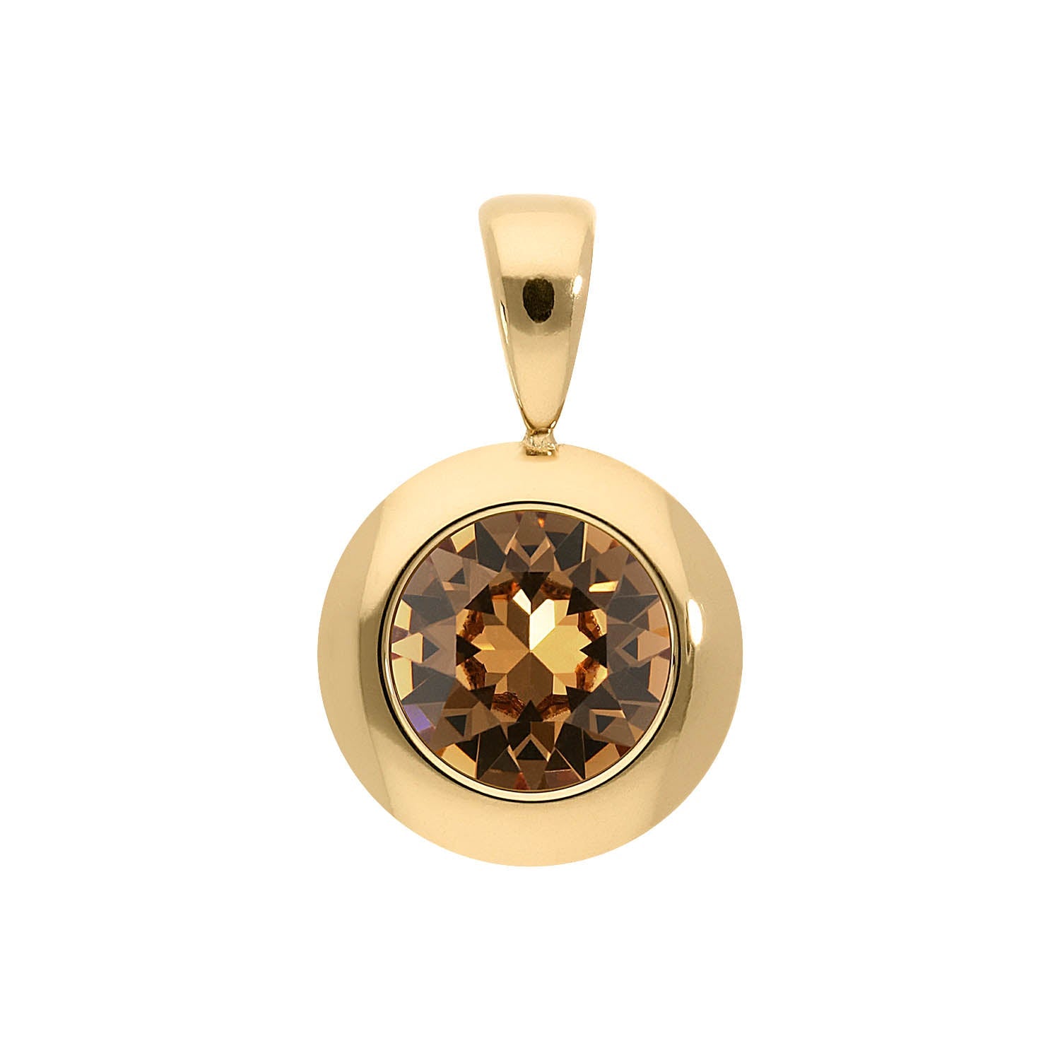 Tondo Pendant 0.51" - Gold
