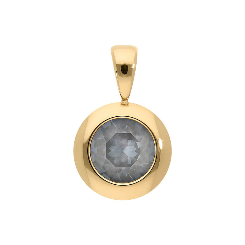 Tondo Pendant 0.51" - Gold