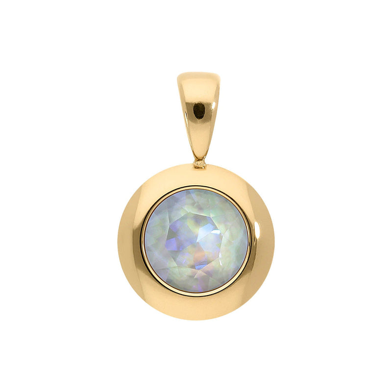 Tondo Pendant 0.51" - Gold