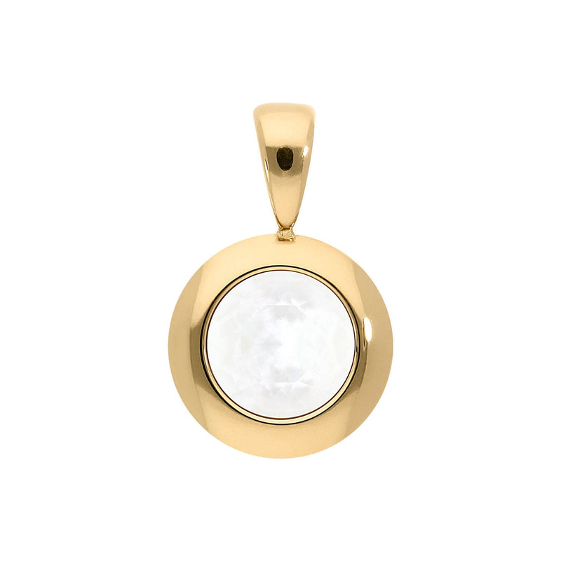 Tondo Pendant 0.51" - Gold