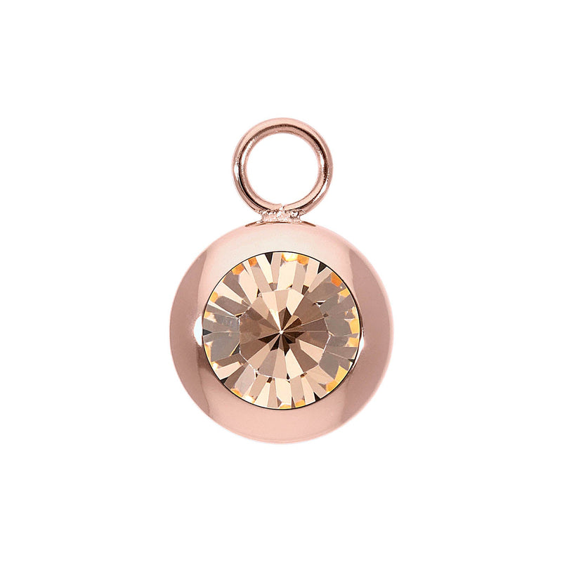Tondo Charm 0.51" - Rose Gold