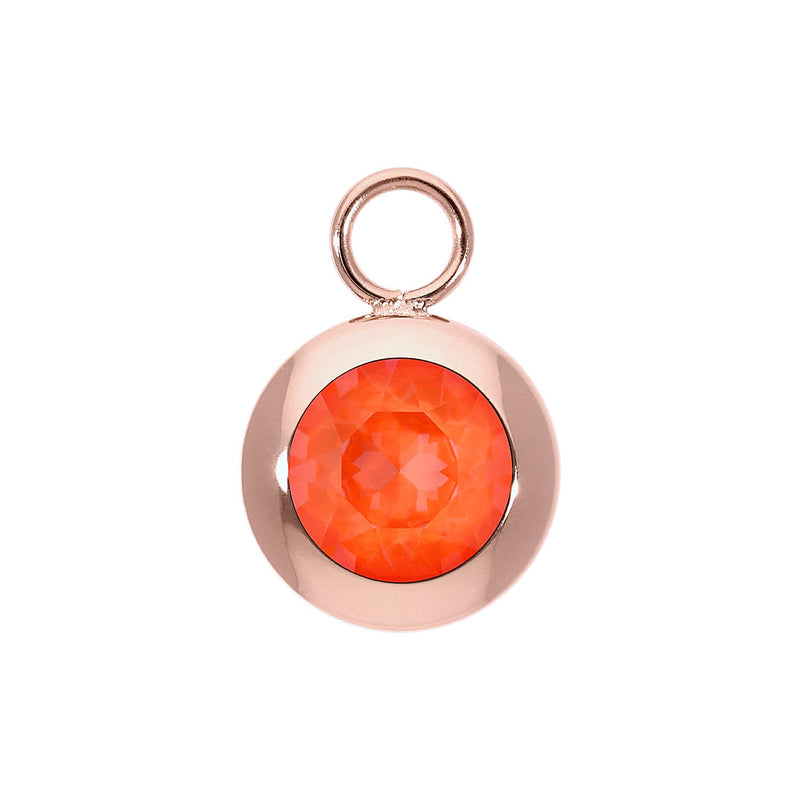 Tondo Charm 0.51" - Rose Gold