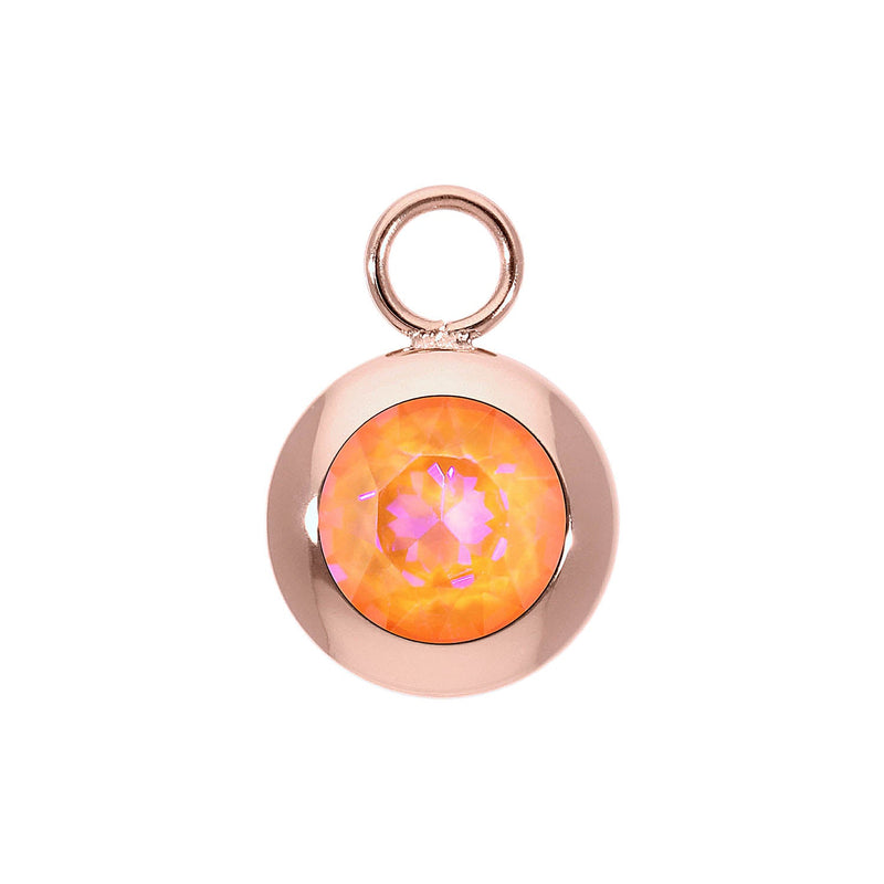 Tondo Charm 0.51" - Rose Gold
