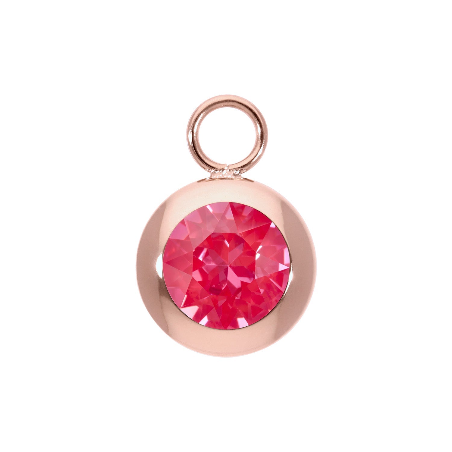 Tondo Charm 0.51" - Rose Gold