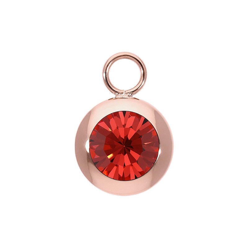 Tondo Charm 0.51" - Rose Gold