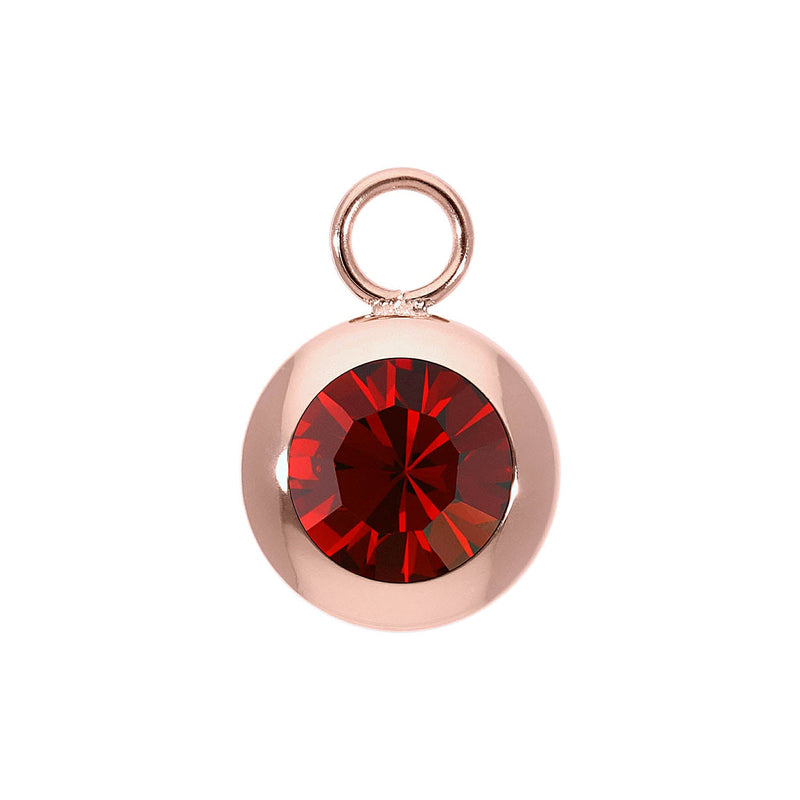 Tondo 0.51" charm - Rose Gold