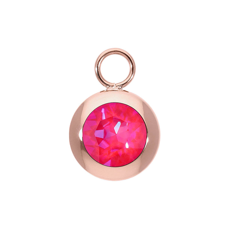 Tondo Charm 0.51" - Rose Gold
