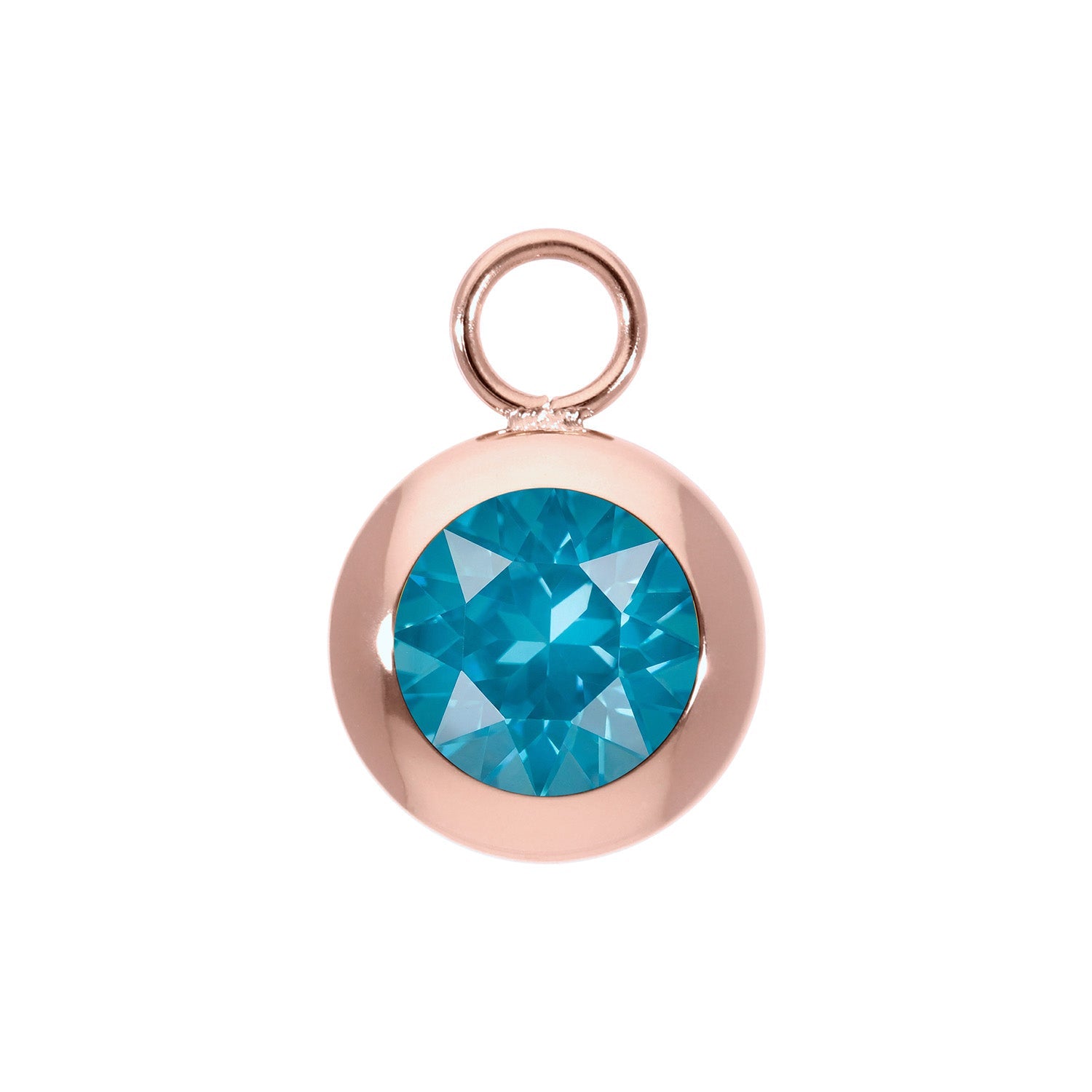 Tondo Charm 0.51" - Rose Gold