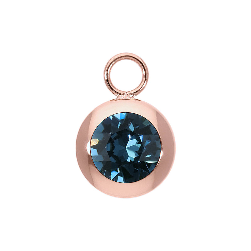 Tondo Charm 0.51" - Rose Gold montana