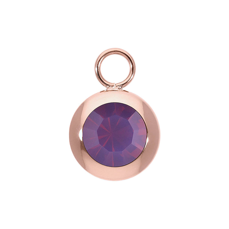 Tondo 0.51" charm - Rose Gold