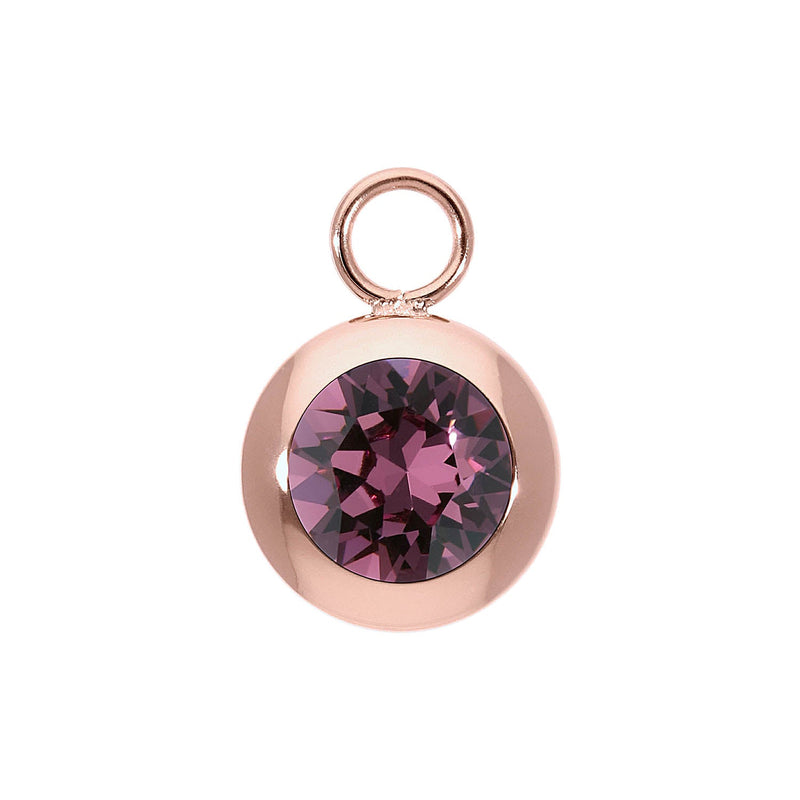 Tondo 0.51" charm - Rose Gold