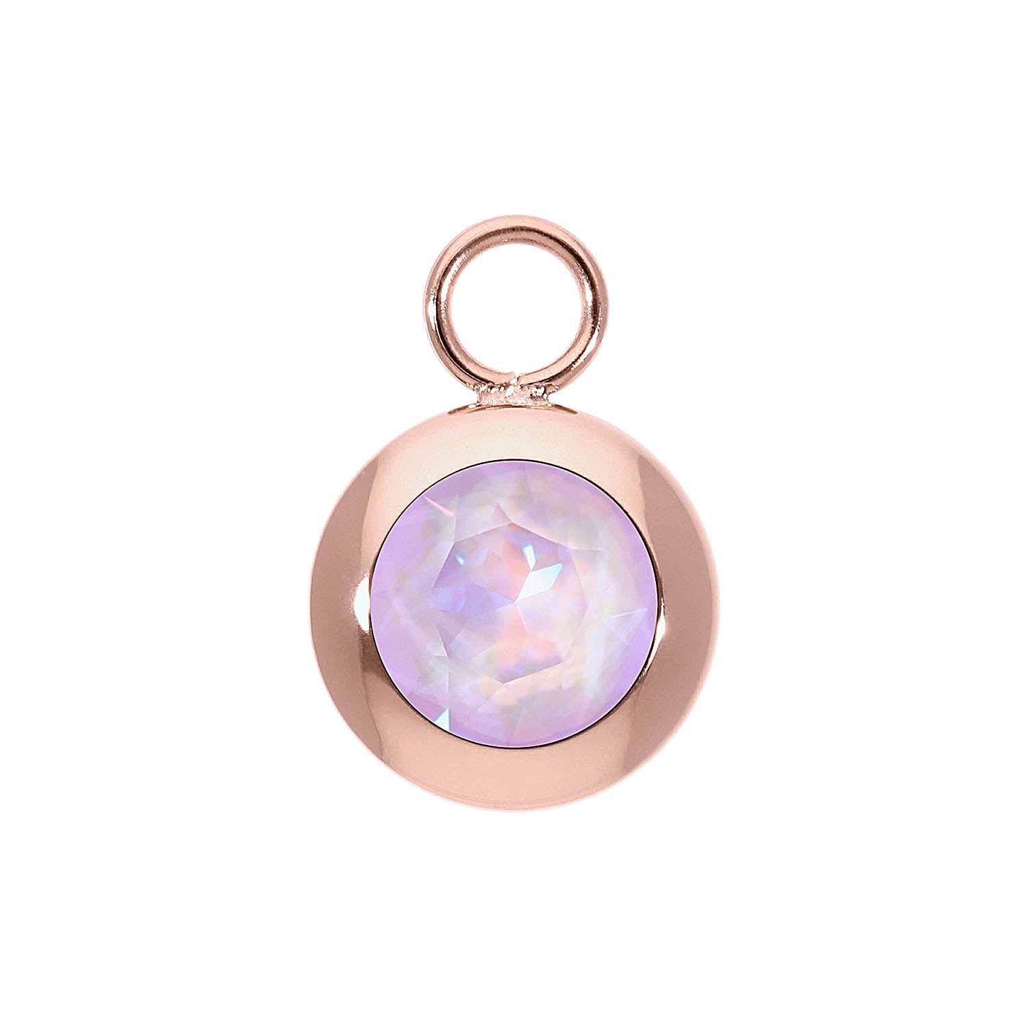 Tondo Charm 0.51" - Rose Gold