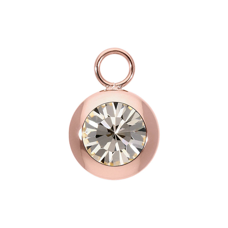 Tondo Charm 0.51" - Rose Gold