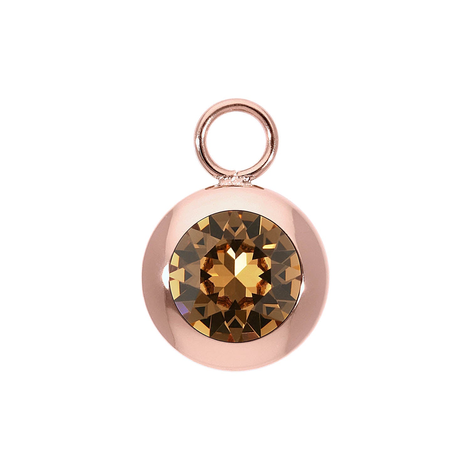 Tondo Charm 0.51" - Rose Gold
