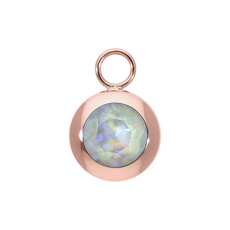 Tondo 0.51" charm - Rose Gold