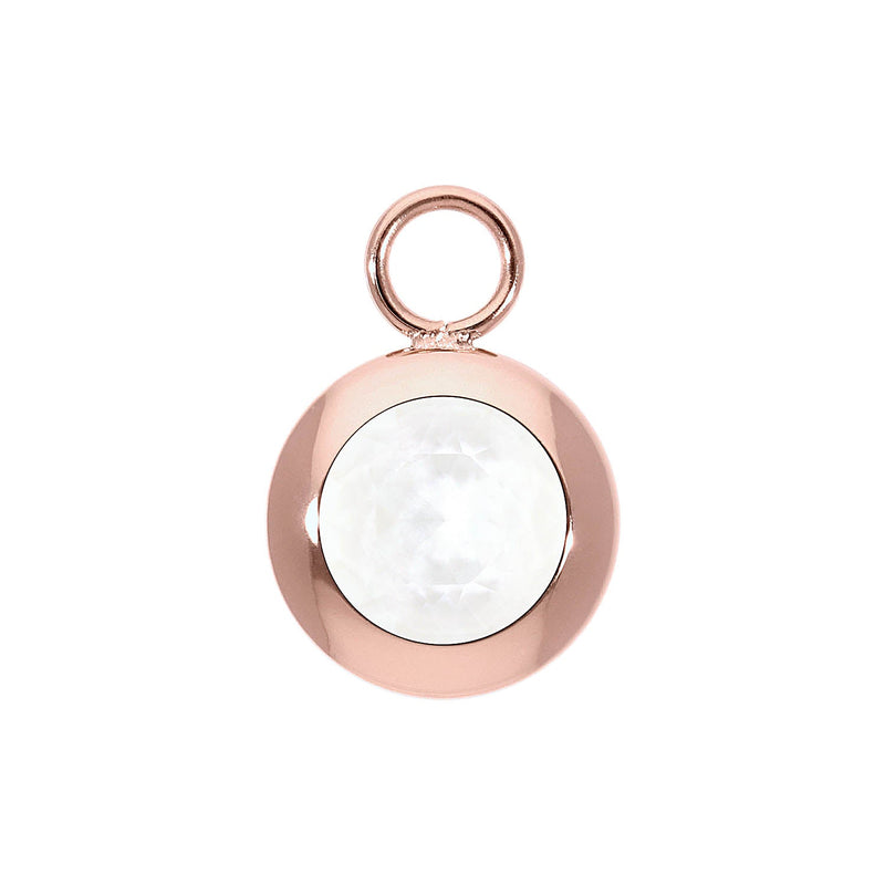 Tondo 0.51" charm - Rose Gold