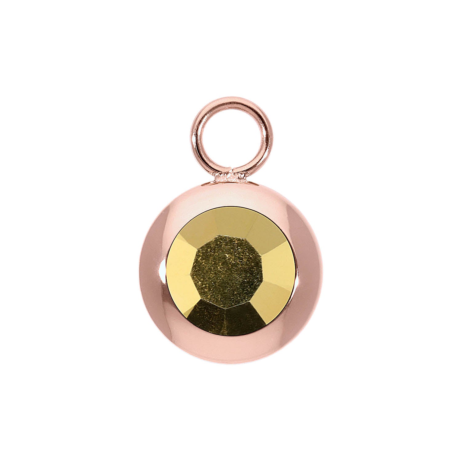Tondo Charm 0.51" - Rose Gold