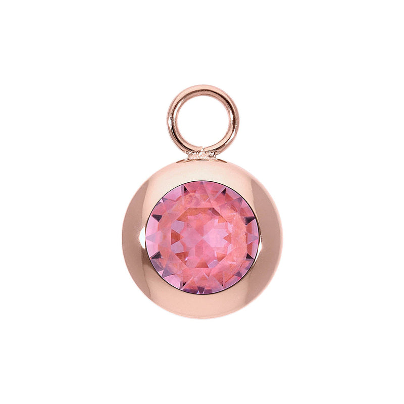 Tondo 0.51" charm - Rose Gold