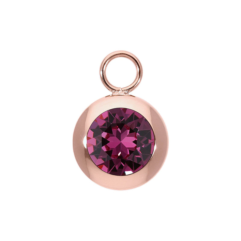 Tondo Charm 0.51" - Rose Gold