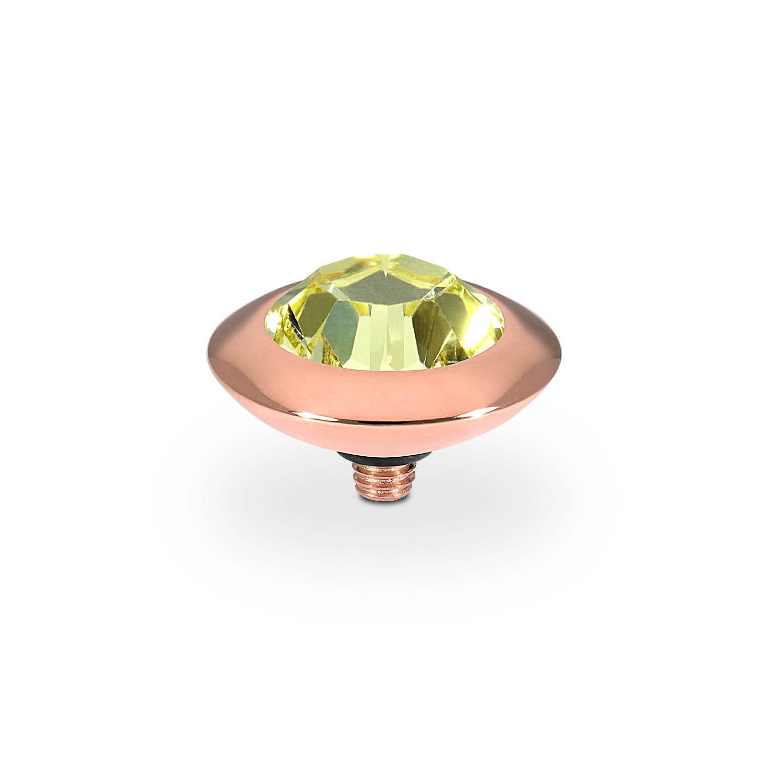 Tondo Top 0.51" - Rose Gold Jonquil