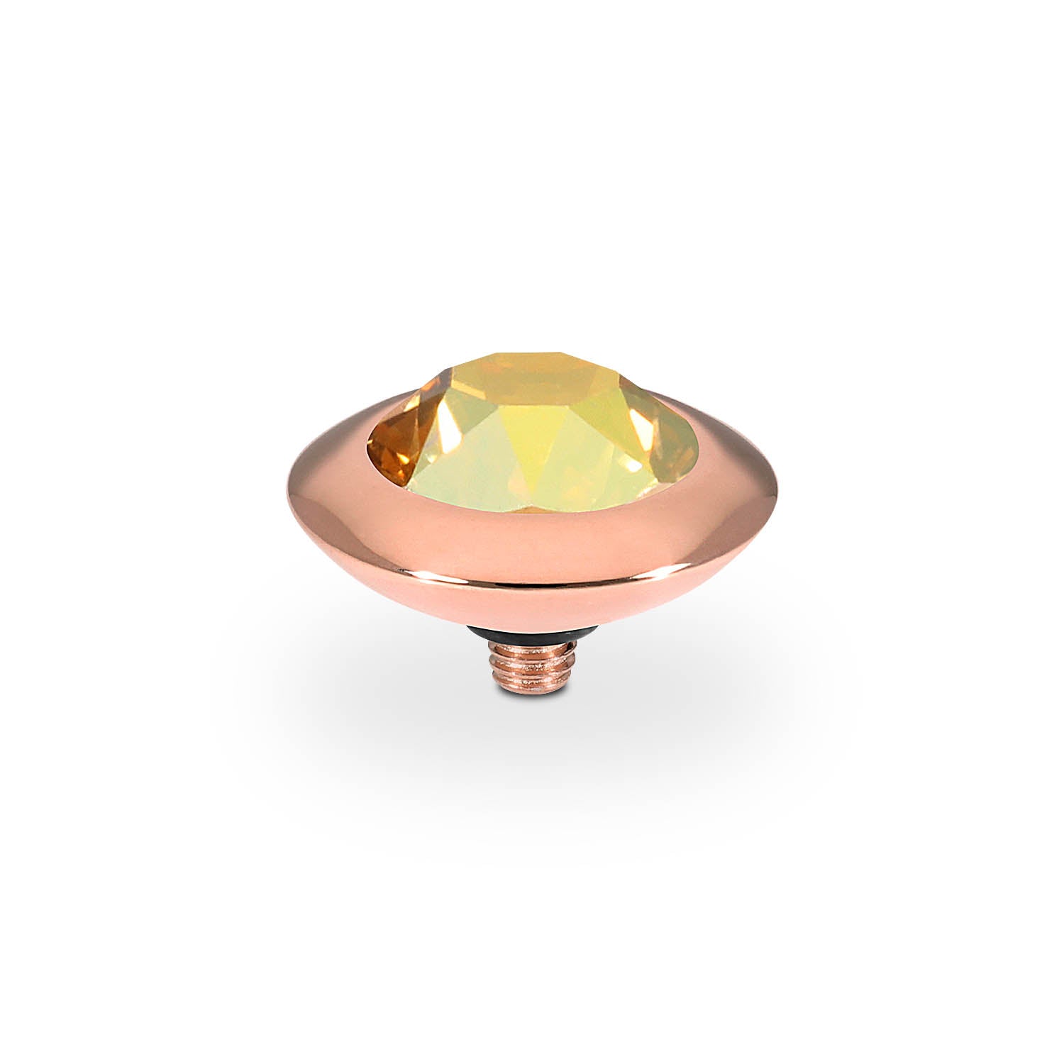 Tondo Top 0.51" - Rose Gold metallic sunshine