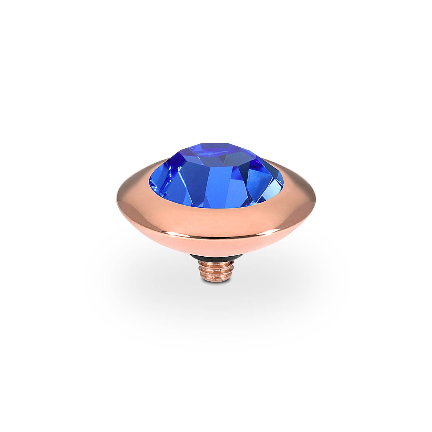 Tondo Top 0.51" - Rose Gold sapphire