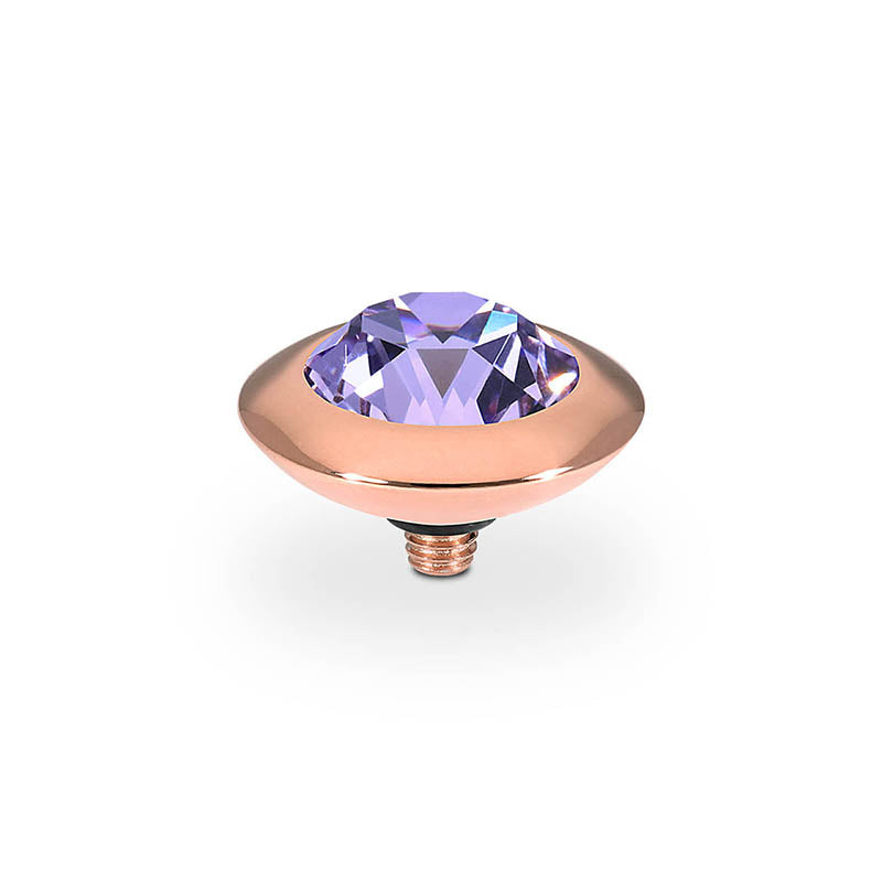 Tondo Top 0.51" - Rose Gold Violet