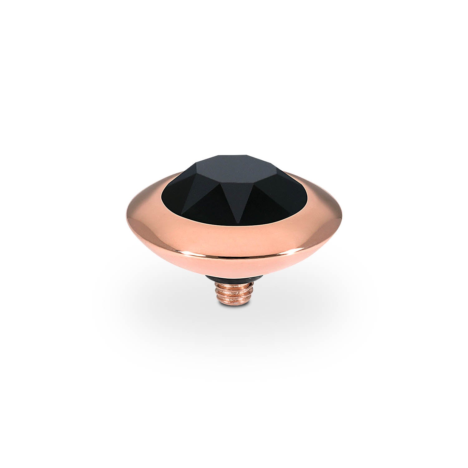 Tondo Top 0.51" - Rose Gold jet