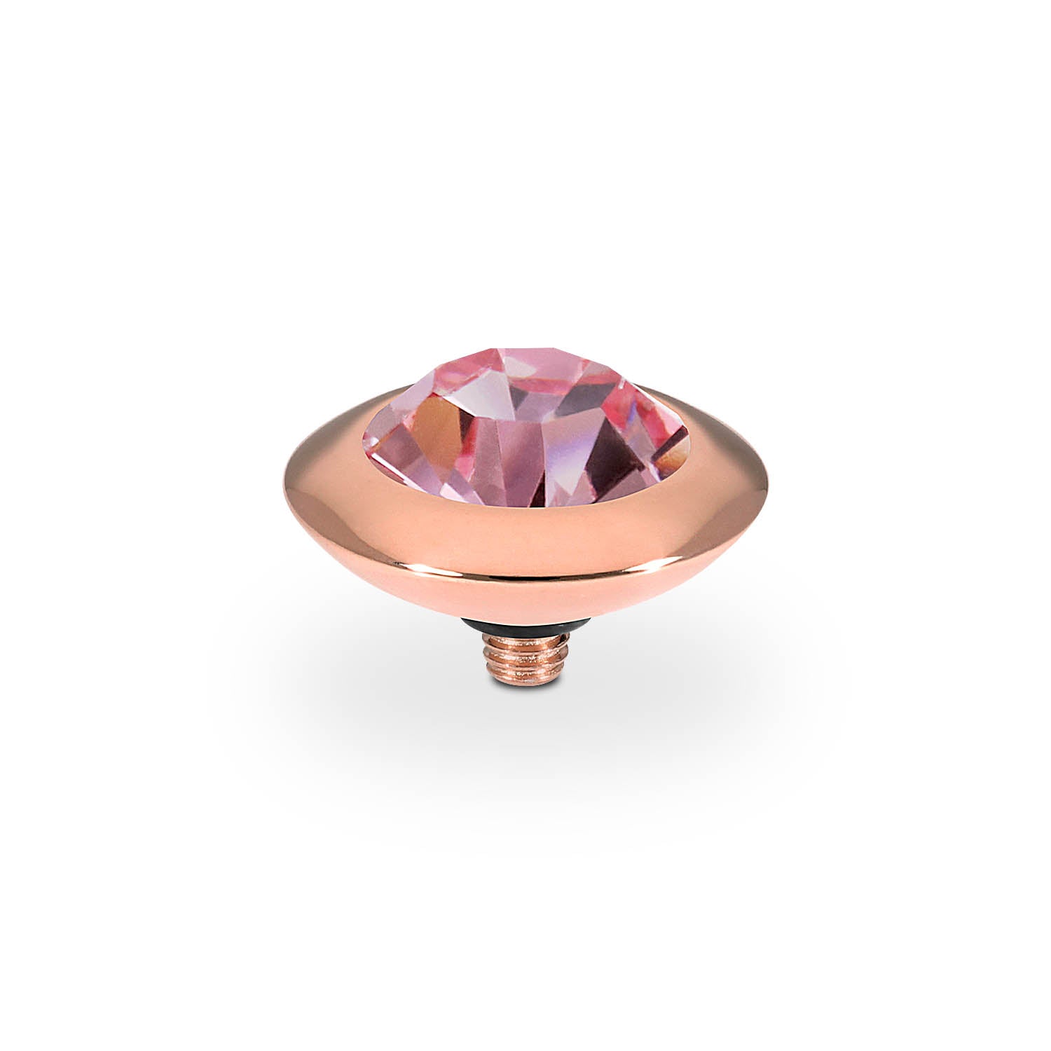 Tondo Top 0.51" - Rose Gold Light Rose