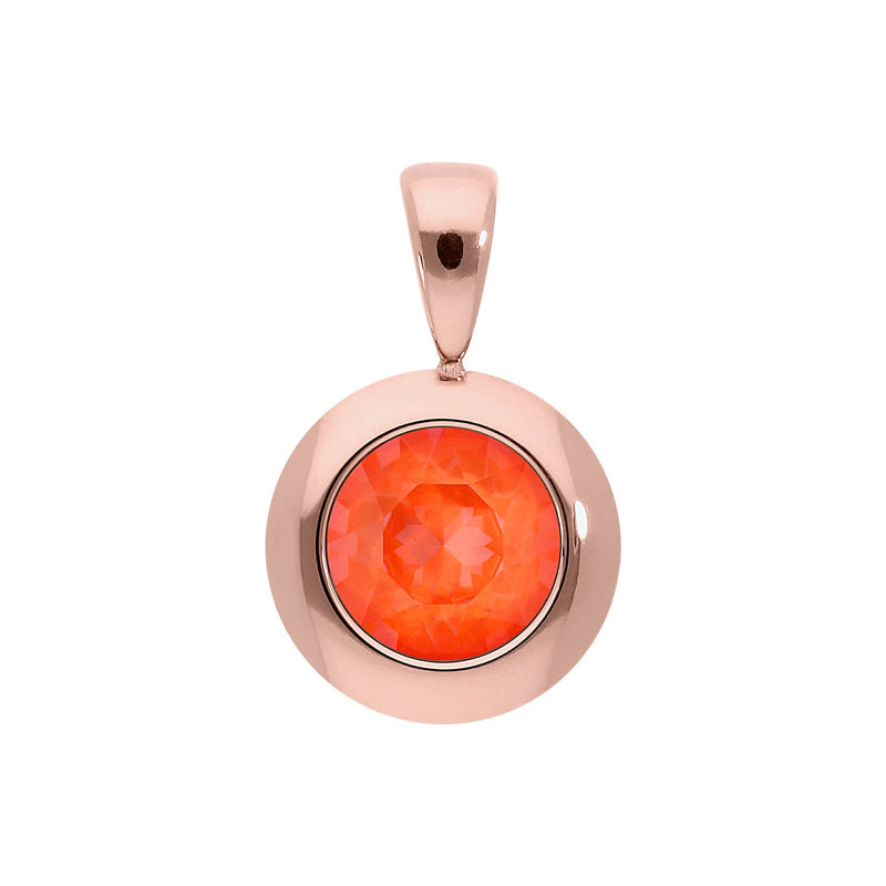 Tondo Pendant 0.51" - Rose Gold