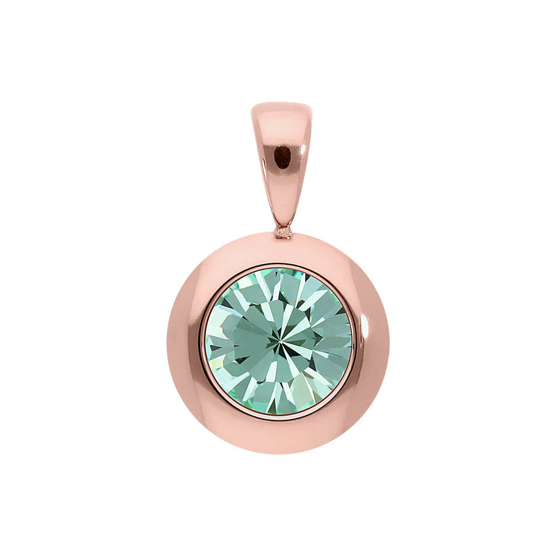 Tondo Pendant 0.51" - Rose Gold