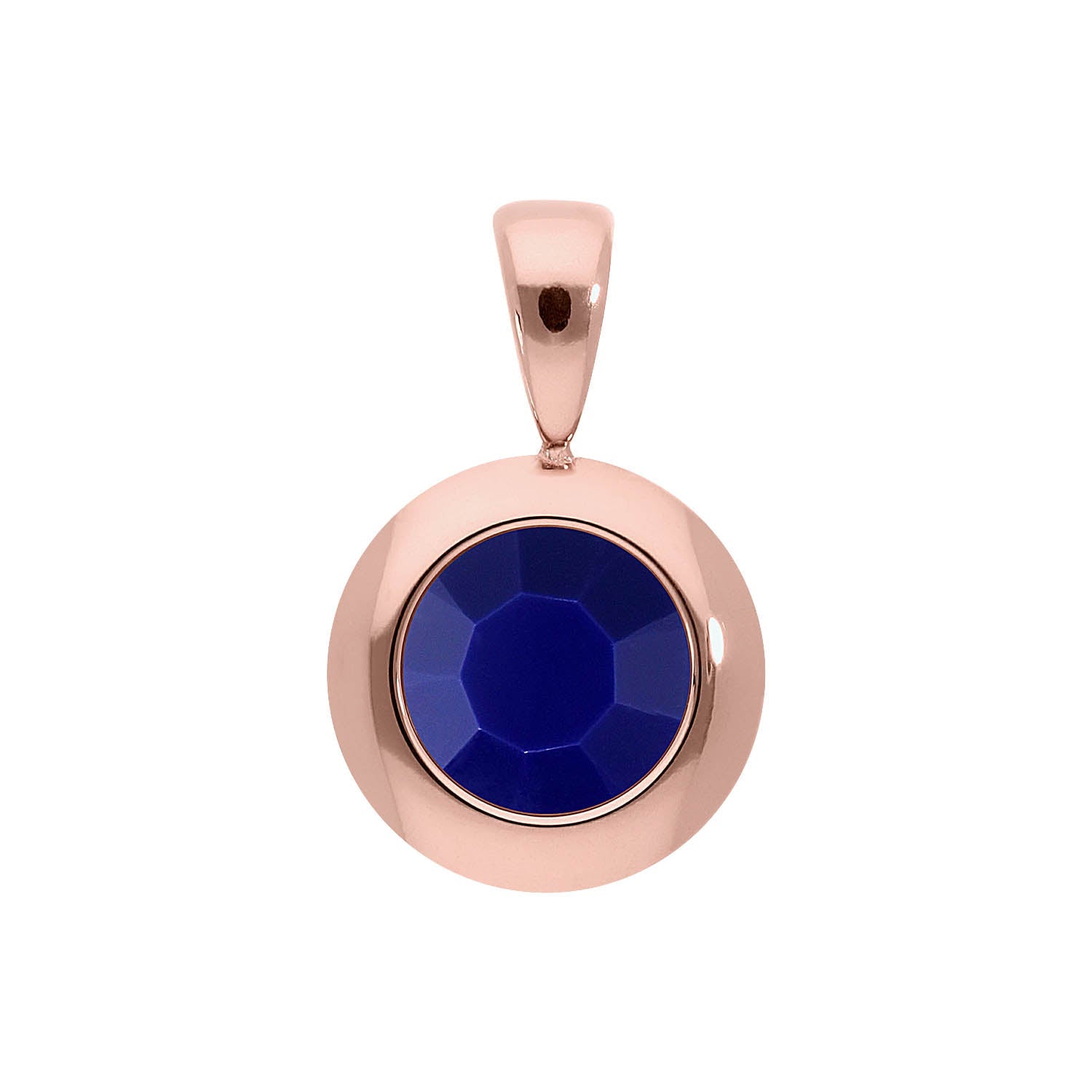 Tondo Pendant 0.51" - Rose Gold