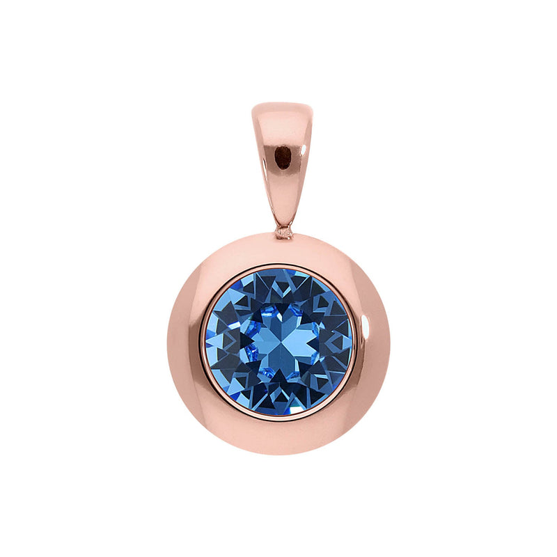 Tondo Pendant 0.51" - Rose Gold
