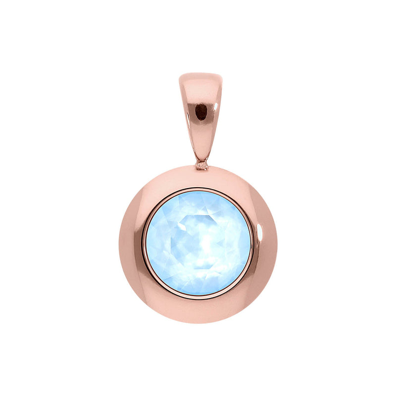 Tondo Pendant 0.51" - Rose Gold